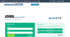 Desktop Screenshot of jobs.jacksonville.com