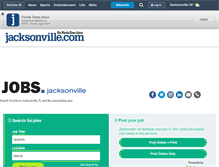 Tablet Screenshot of jobs.jacksonville.com